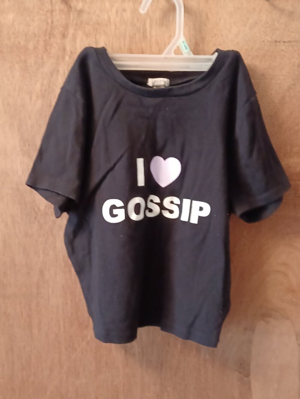 Garage Girls Black Crop Top I Love Gossip